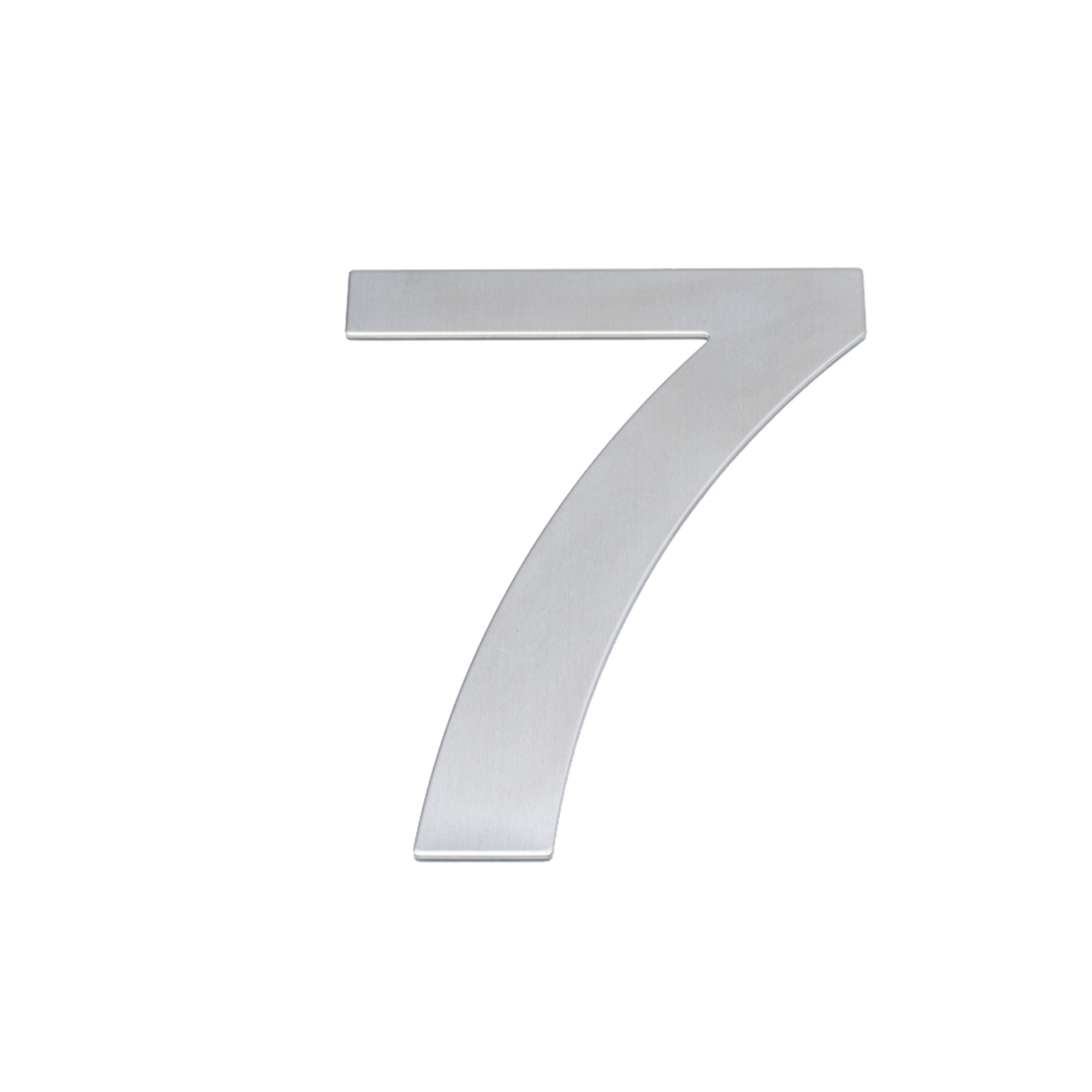 Sandleford Lorenzo 200mm Brushed Stainless Steel House Number 7