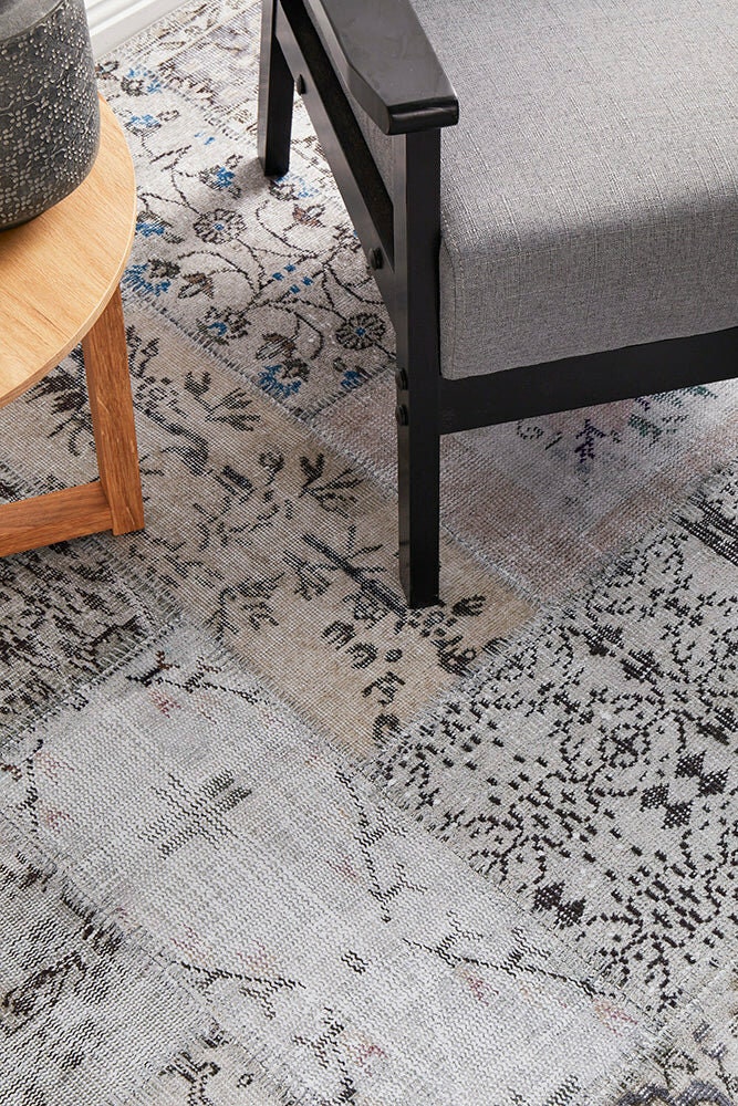 Rug Culture Illusions Large Rug 280x190cm - Stone Polyester, Low 3mm Pile - ILU189STONE280X190