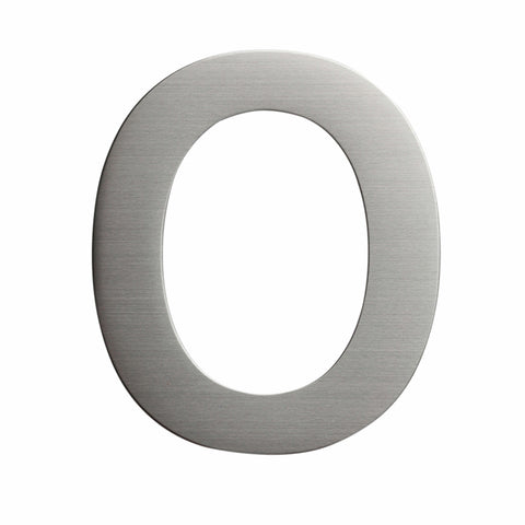 Sandleford 150mm Stainless Steel Plaza House Number 0