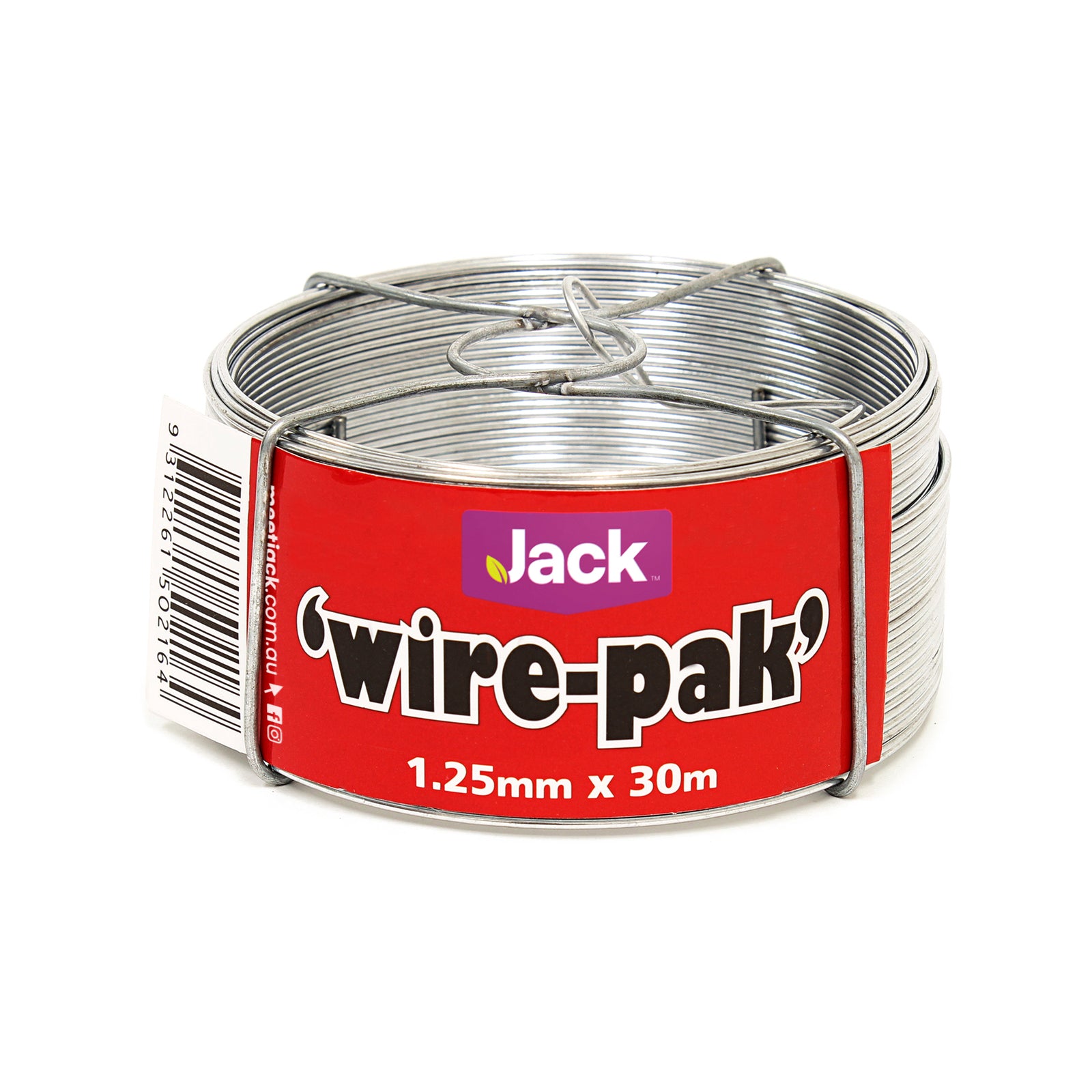 Jack Galvanised Tie Wire 1.25mm x 30m Steel No-Tangle Wirepak