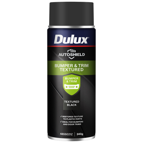 Dulux Autoshield 340g Textured Black Bumper Spray Paint for Cars & Trim