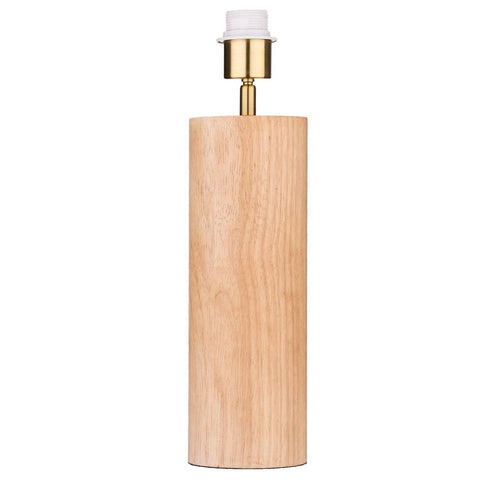 Verve Design Serena Wooden Lamp Base - 110mm x 420mm - Natural Wood - SuperSaverAU - view 1