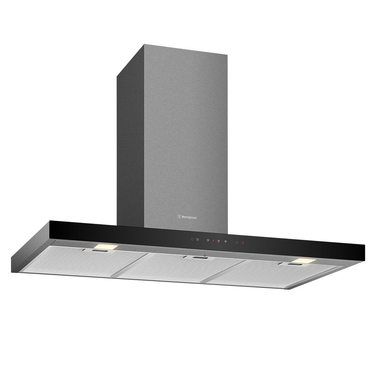 Westinghouse 90cm Canopy Rangehood with Hob2Hood - Dark Stainless Steel, 810m³/h, Boost - WRC924DSD