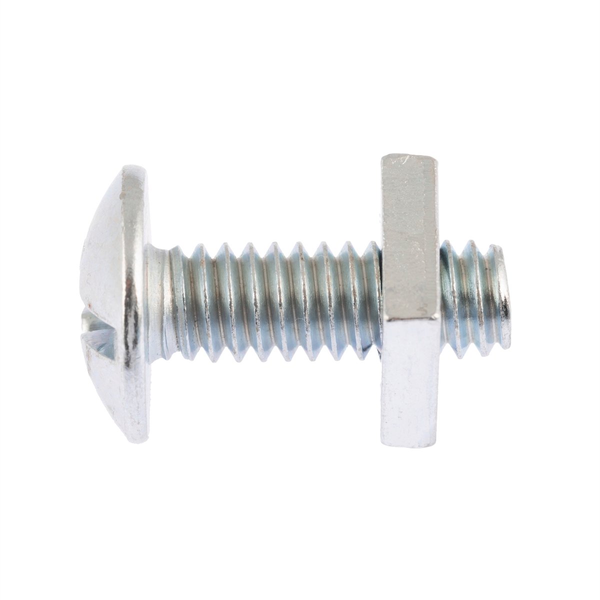 Zenith Mushroom Head Bolt & Nut - 1/4"x20mm - 50 Pack - Zinc Plated - SuperSaverAU - view 2