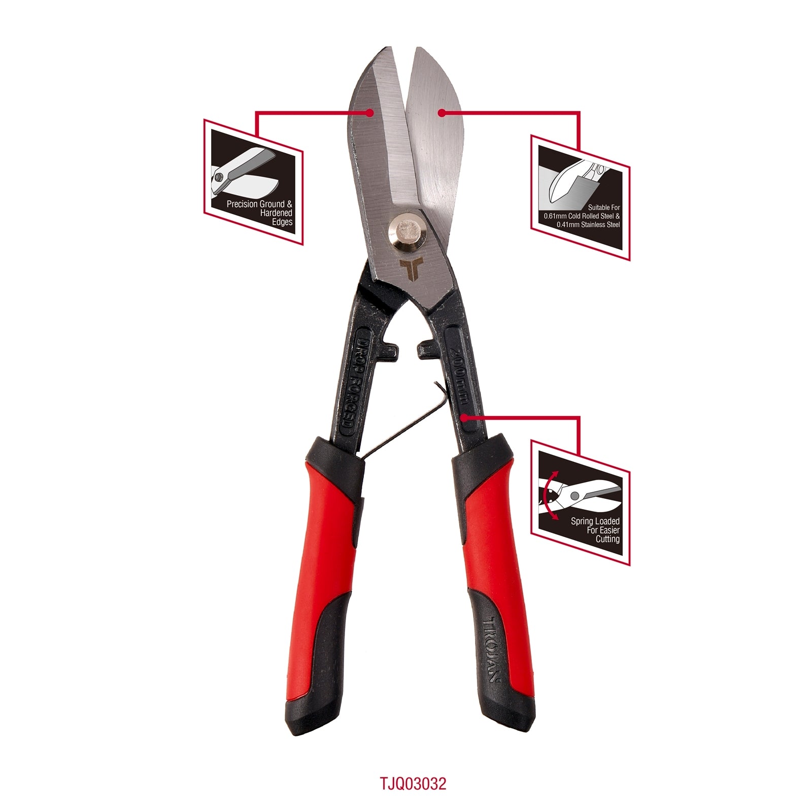 Trojan 200mm Tin Snips