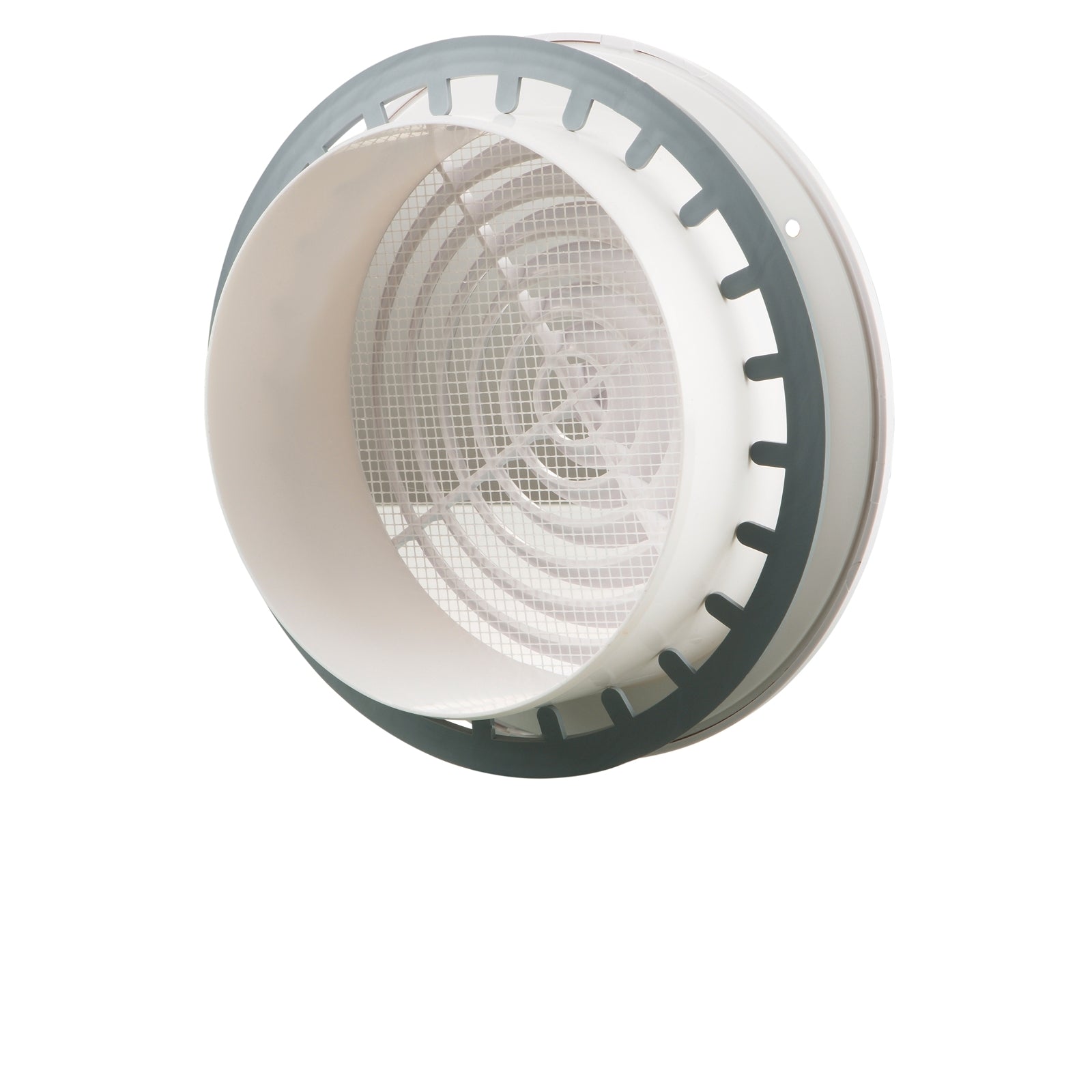 Blauberg 125mm White Round Ceiling Grille - ABS Plastic DIY Wall or Ceiling Vent
