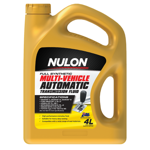Nulon Full Synthetic Multi-Vehicle Automatic Transmission Fluid 4L