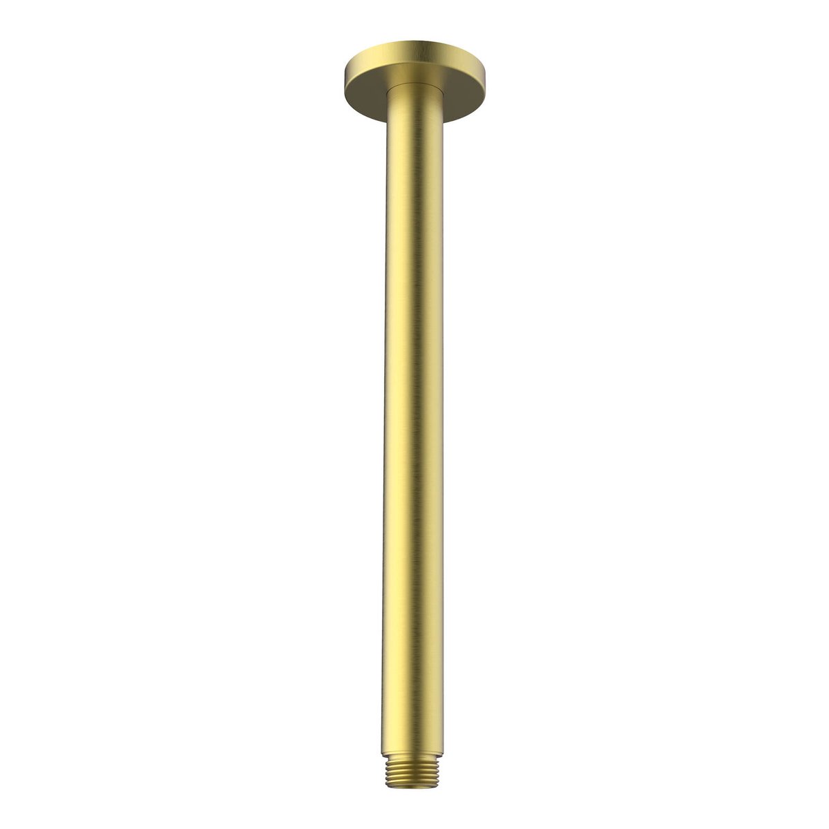 Mondella 300mm Brushed Brass Grade 304 Stainless Steel Resonance Ceiling Shower Arm