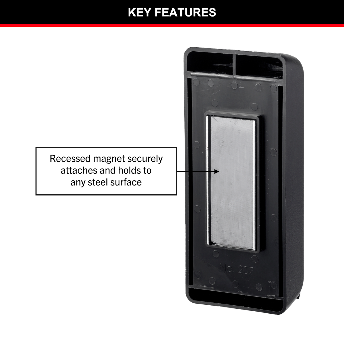 Master Lock Magnetic Key Case - Large Plastic - Durable - Discreet - SuperSaverAU - view 3