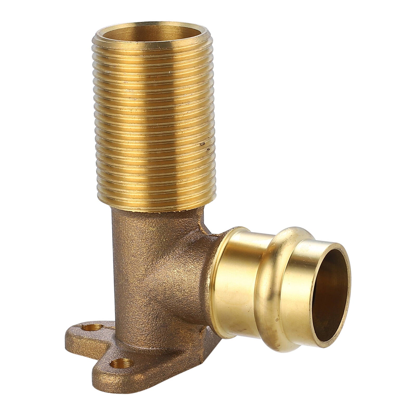 SmarteX-PRESS 20 x 20mm Male Back Plate Elbow, Lead Free Brass