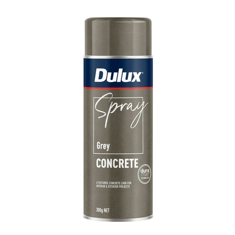 Dulux 300g Grey Concrete Effects Spray Paint, Textured Concrete Finish for Furniture & Decor