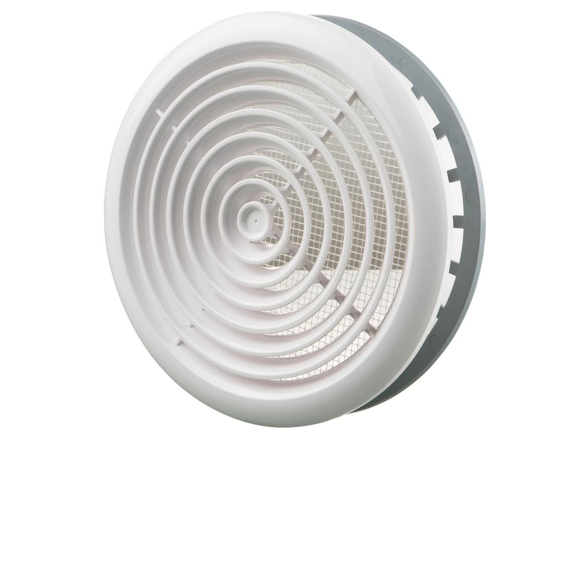 Blauberg 150mm White Round Ceiling Exhaust Grille ABS Plastic BLABGR150RG