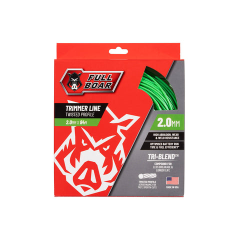 Full Boar 2.0mm x 84m Twisted Profile Trimmer Line - Whipper Snipper Cord