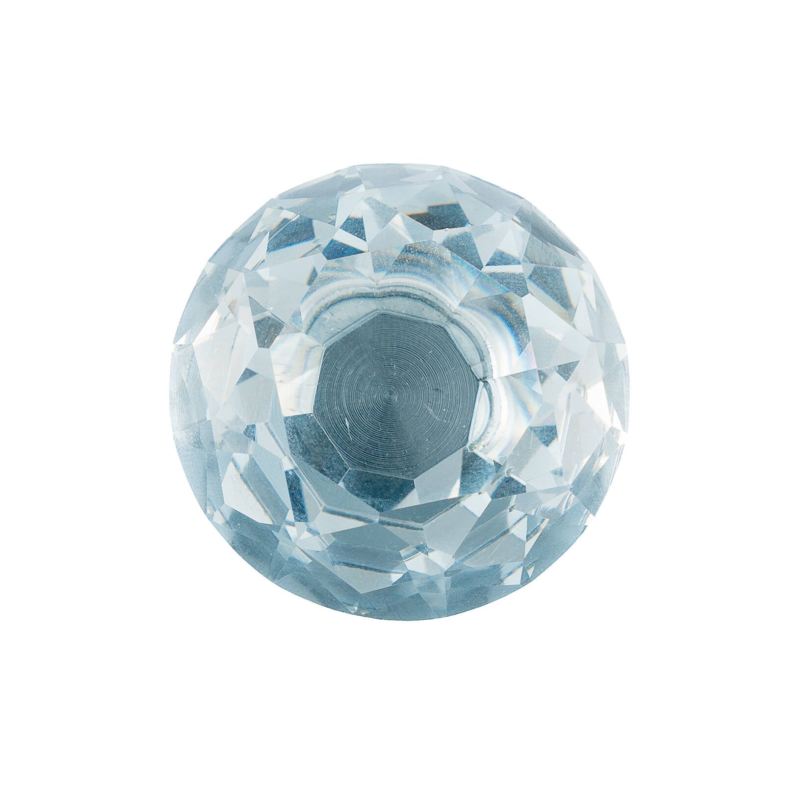 Taskmaster 40mm Crystal Knobs - 4 Pack, Transparent Cabinet Knobs