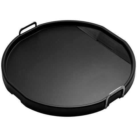 Kamado Joe Karbon Steel griddle for Classic Joe - pre-seasoned carbon steel flat-top, black - KJ15094522
