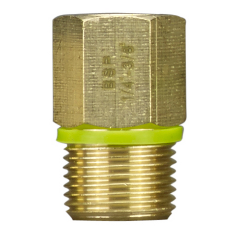PowerFit 1/4" Female to 3/8" Male Brass Air Tool Adaptor