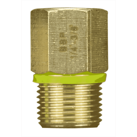 PowerFit 1/4" Female to 3/8" Male Brass Air Tool Adaptor