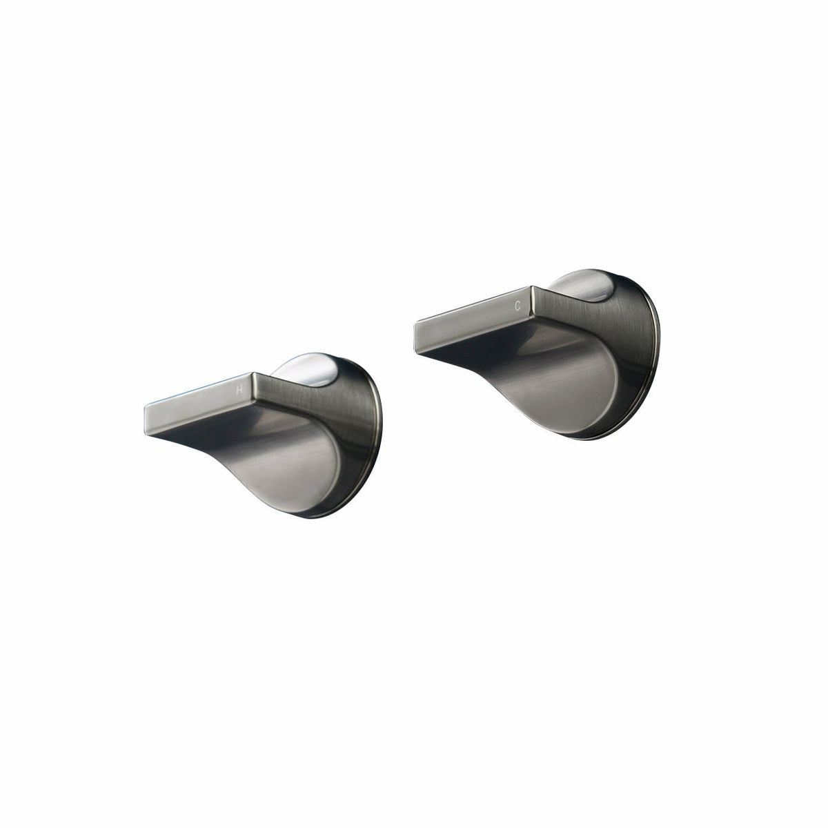 Rogerseller Pinch Wall Top Assembly - Brushed Nickel Finish - 50mm High - 3606004307