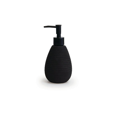 Wet By Home Design Urban Ceramic Soap Dispenser 350ml - Black