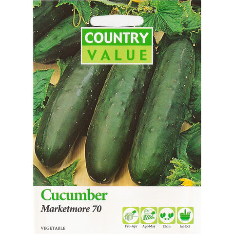 Country Value Marketmore Cucumber Vegetable Seeds for Full Sun