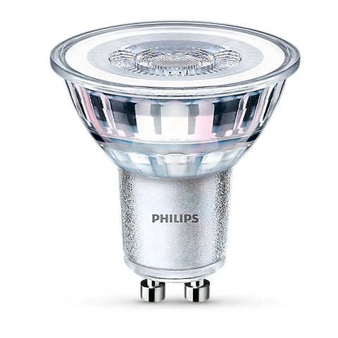 Philips GU10 LED Spot 430lm Cool White 4.6W - 2 Pack