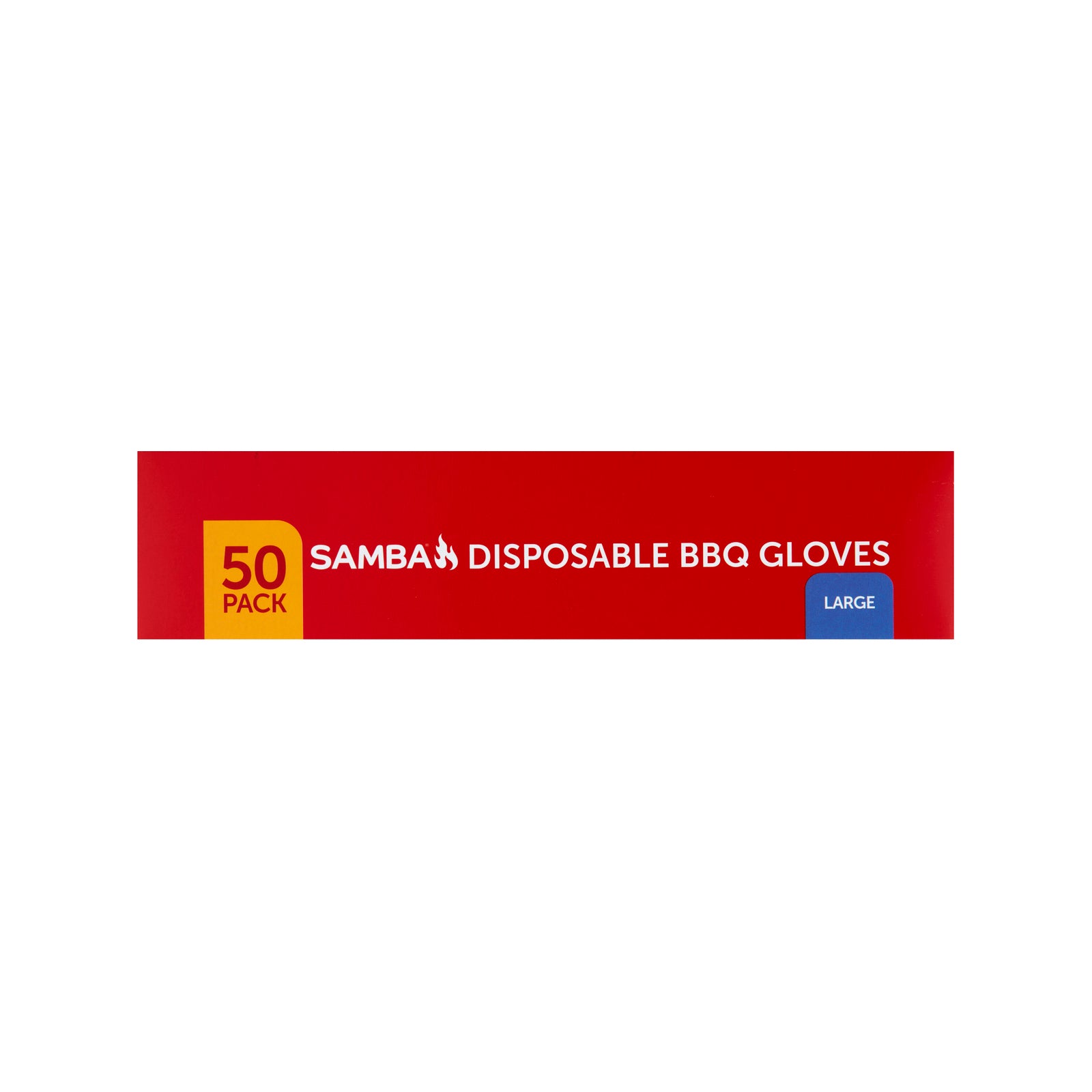 Samba Large Disposable BBQ Gloves Nitrile 50 Pack