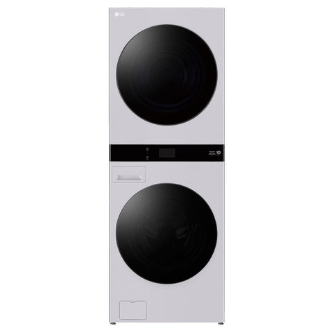 LG AI WashTower 19kg/10kg All-In-One Stacked Washer Dryer - Matte Grey - Heat Pump - WWT-1910MGR