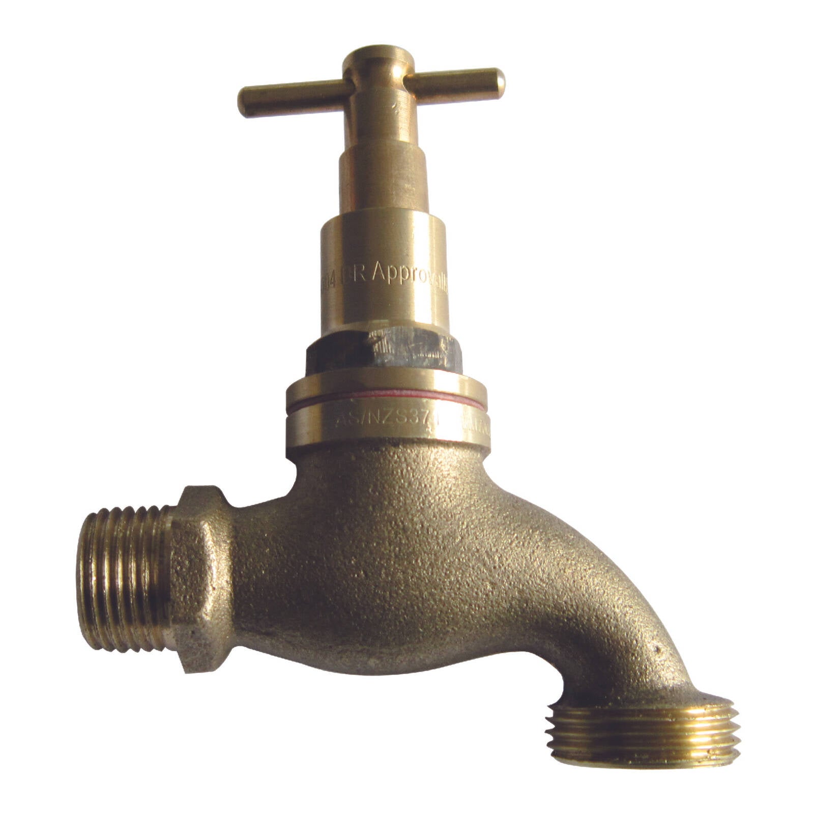 Kinetic 20mm Brass Male Vandal Proof Garden Tap, Lead Free, Removable Spindle