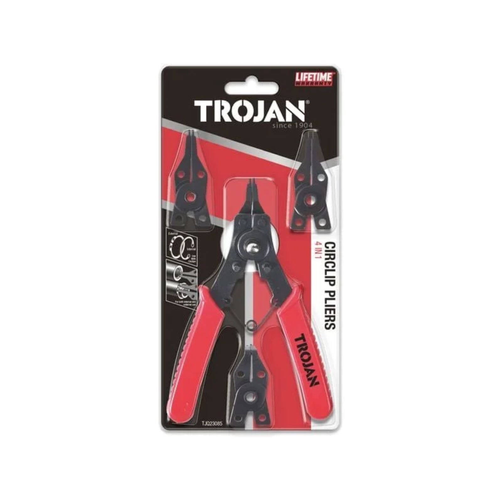 Trojan 4 In 1 Circlip Plier
