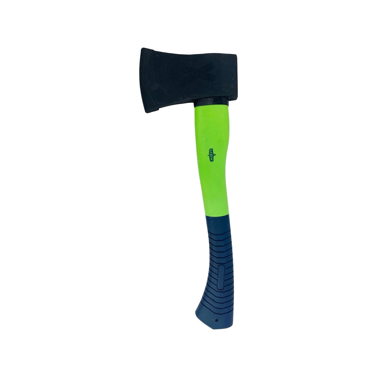 Saxon 450g Hatchet Carbon Steel Head Fibreglass Handle Green