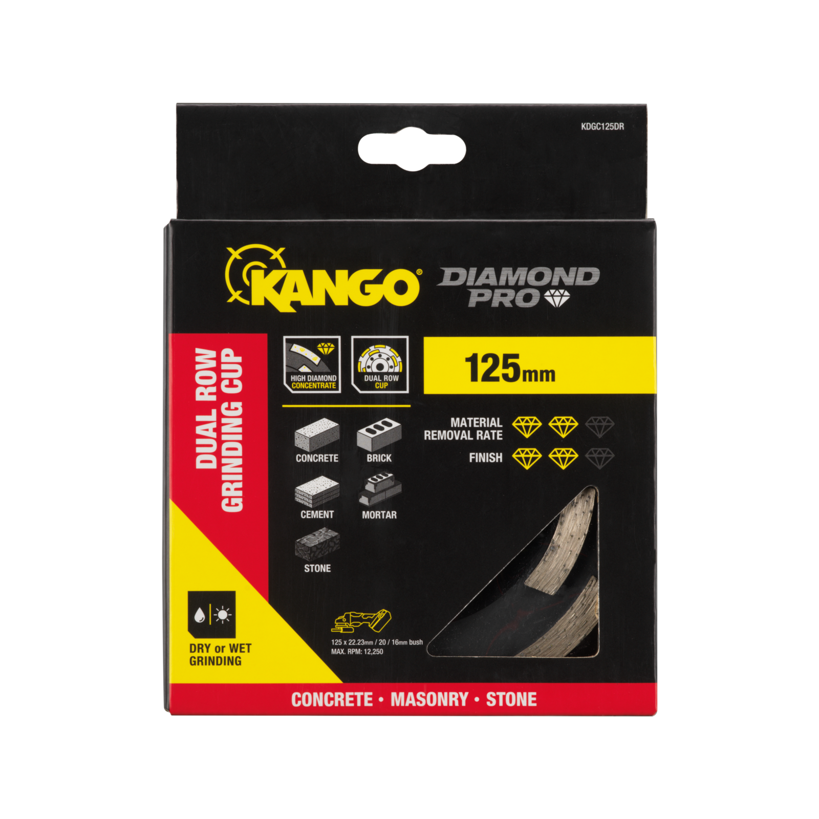 Kango 125mm Dual Row Diamond Grinding Cup