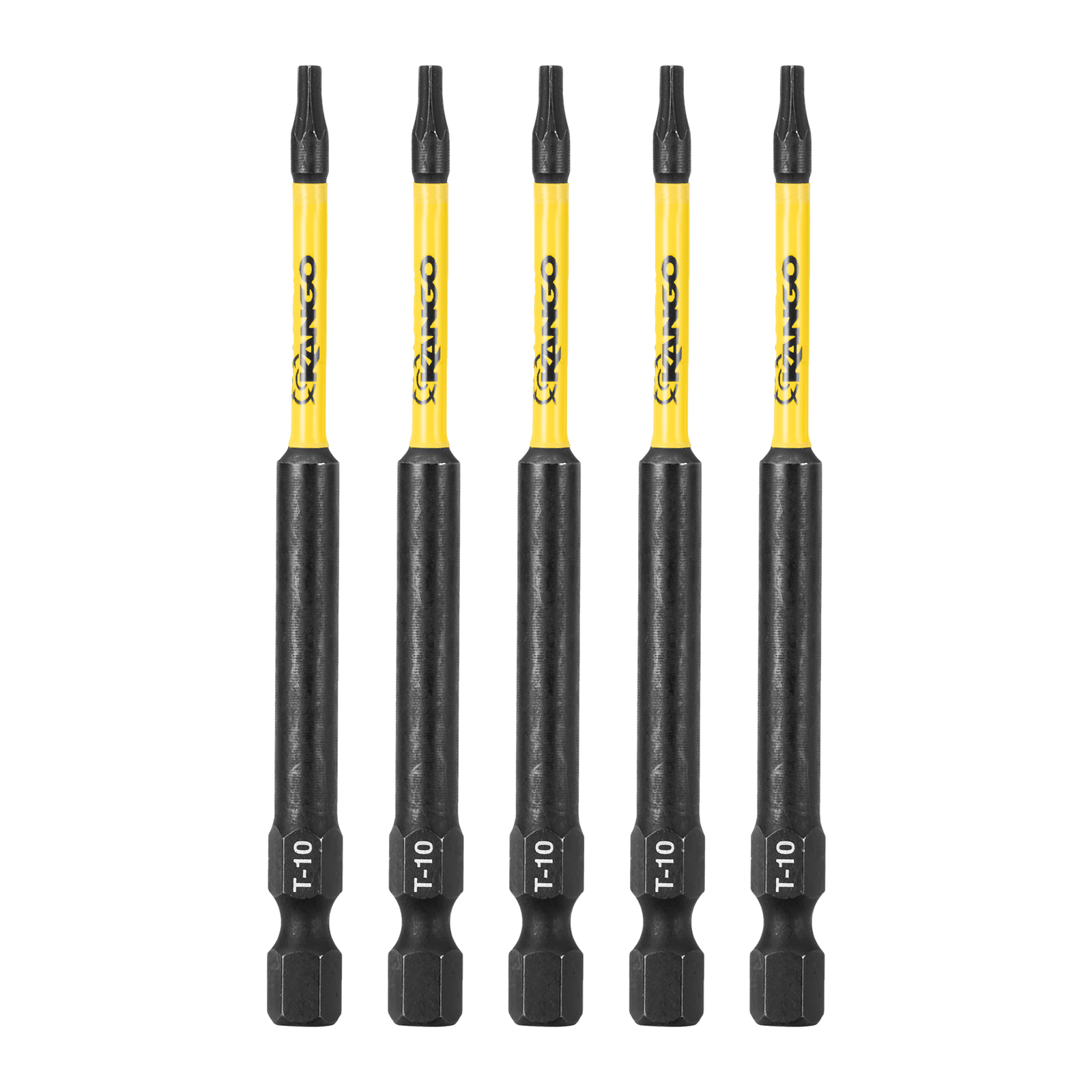 Kango 89mm TX10 Hypertorque Impact Driver Bit 5 Pack
