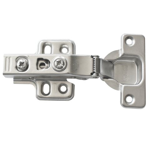 Kaboodle Soft Close Door Hinges - 115mm x 125mm - Chrome - Adjustable - 10 Pairs - SuperSaverAU - view 1
