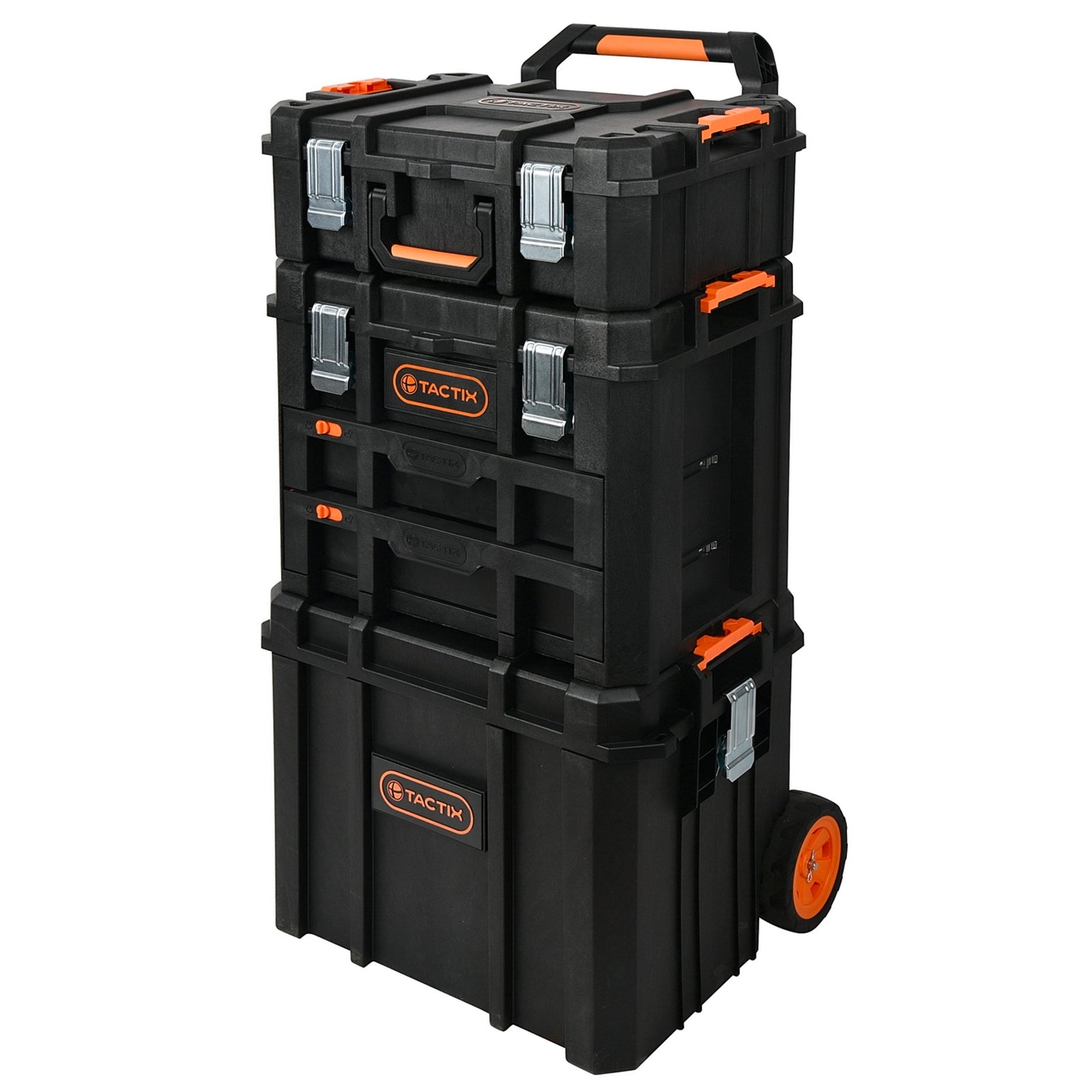 Tactix 528mm Modular Portable Technician Case Black