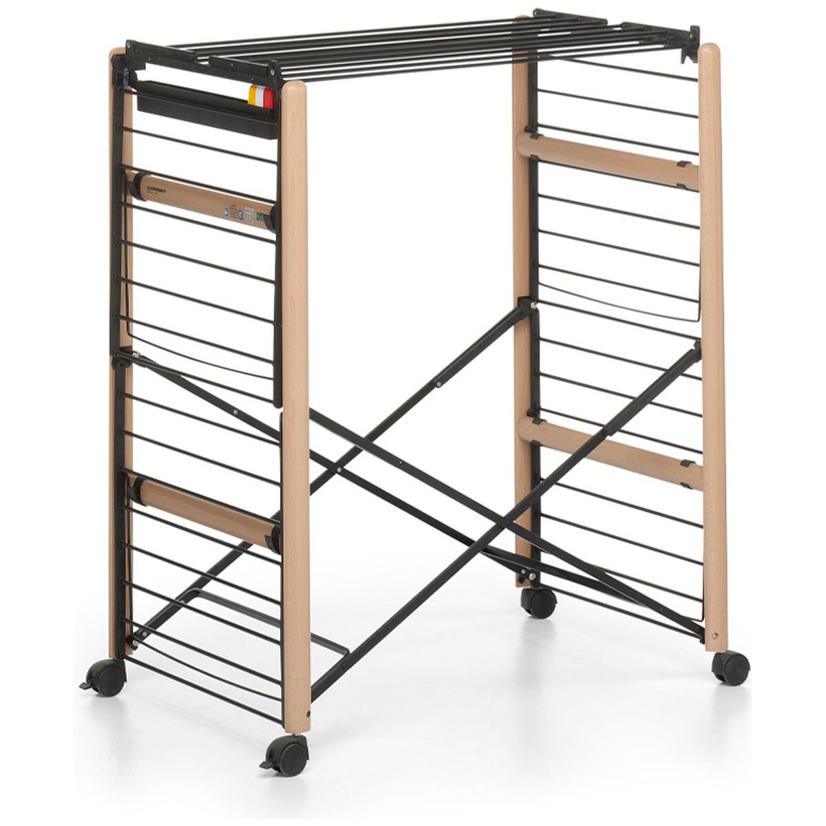 Foppapedretti Gulliver 4.0 Clothes Airer - 27m Drying Line, FSC-Certified Wood Frame, Natural - F9900420803