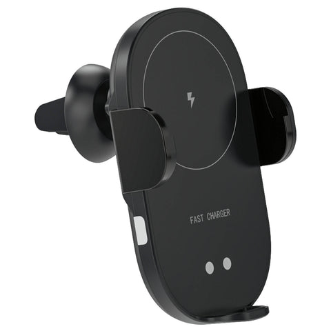 Antsig 15W Wireless Car Charger - Auto-Clamp, Vent & Suction Mount ABS AP0962B