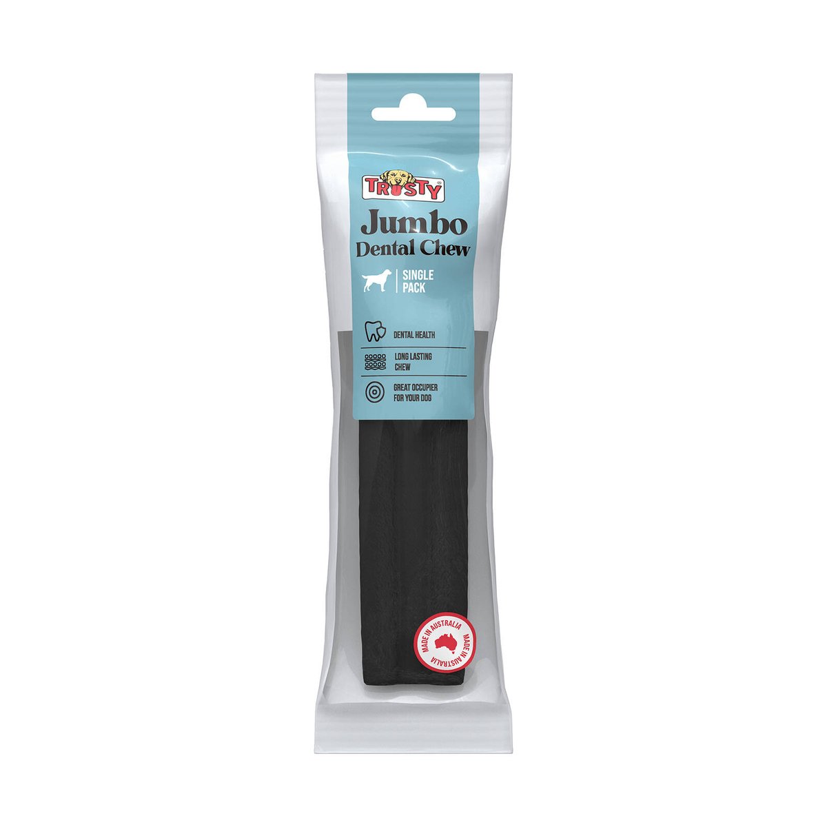 Trusty Jumbo Dental Chew Dog Treats - Single Pack 0.168kg - Dental Care - SuperSaverAU - view 1