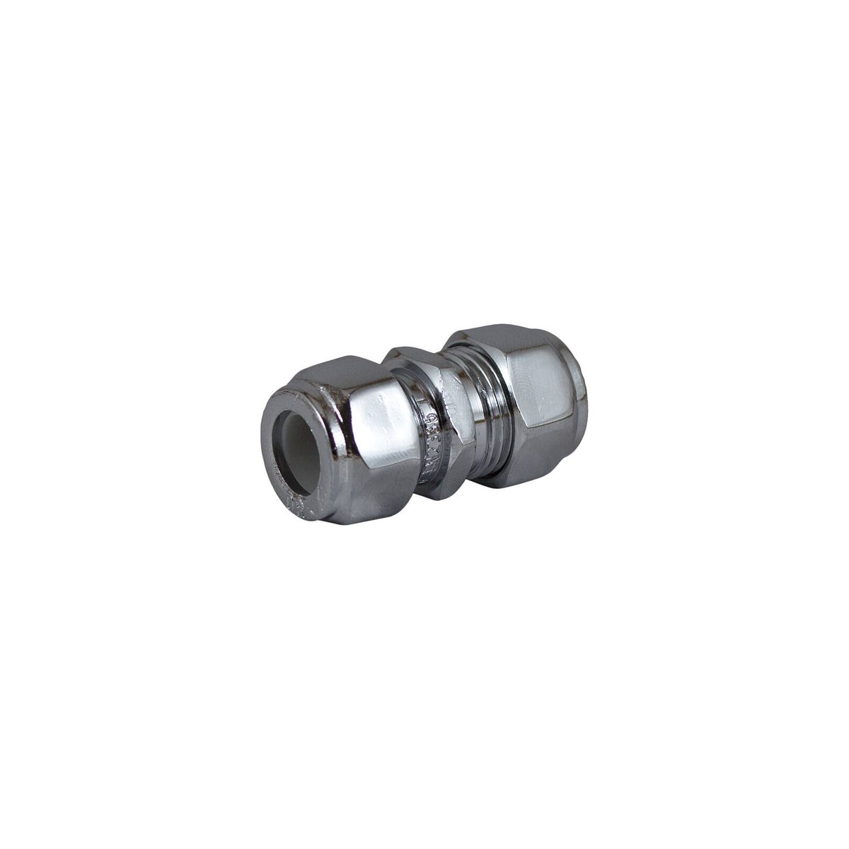 Brasshards 15C x 15C Chrome Plated Lead Free Brass Compression Union