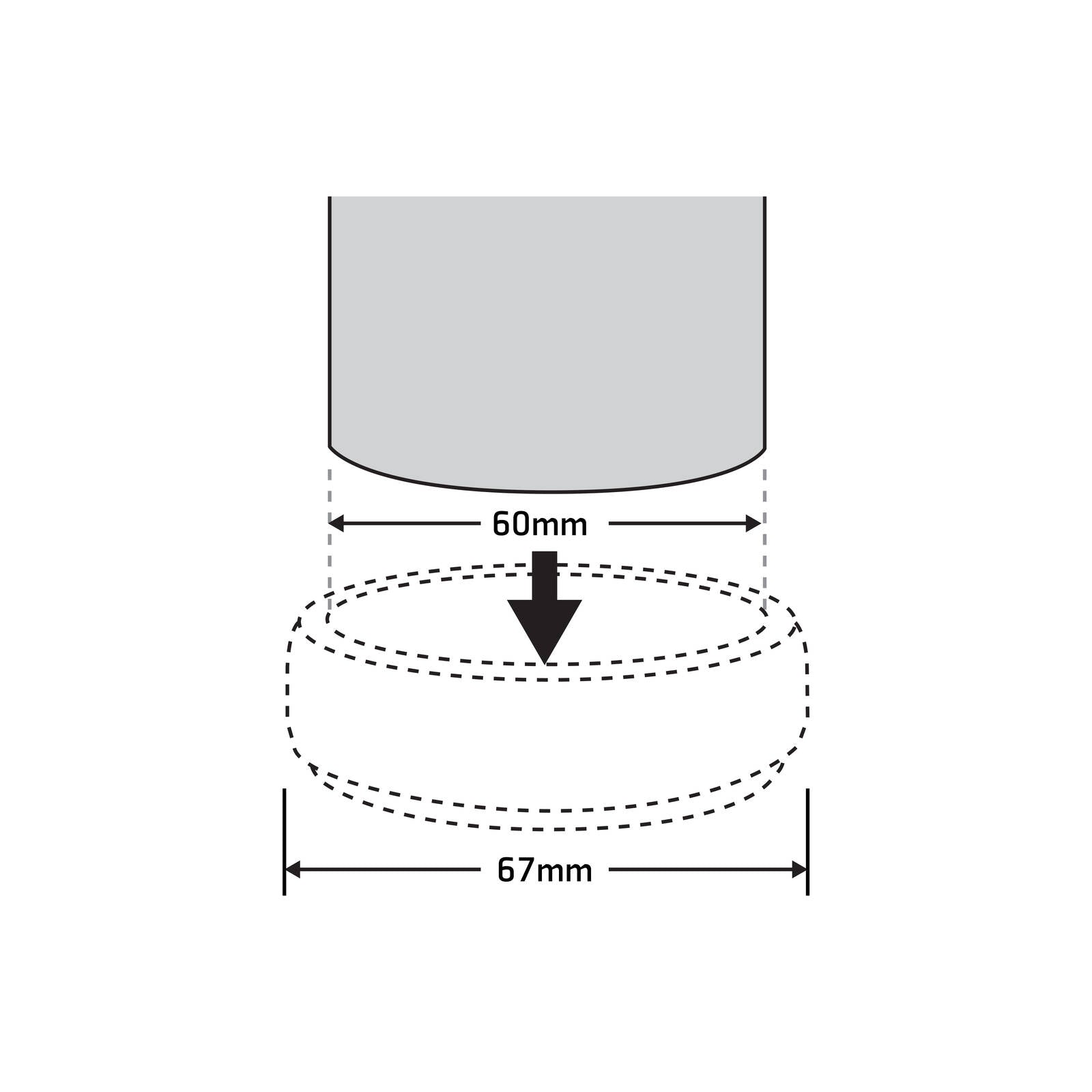 Surface Gard 60mm Non-Slip Castor Cup 4 Pack - Black