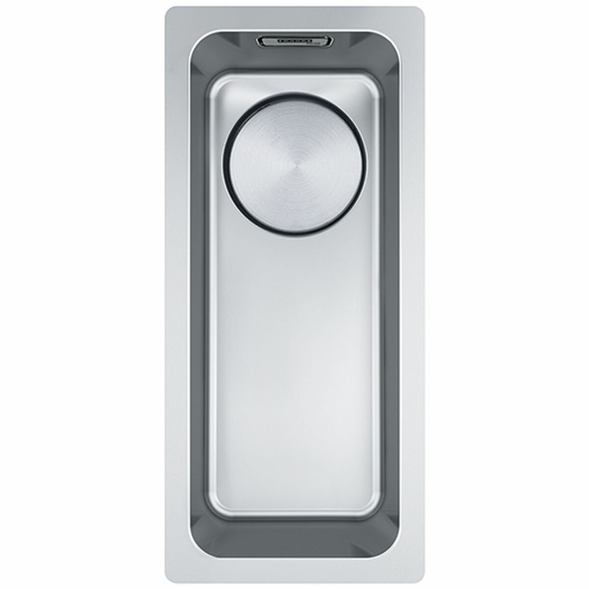 Franke Mythos 160mm single bowl undermount sink - stainless steel - hidden overflow - MYX110-16B