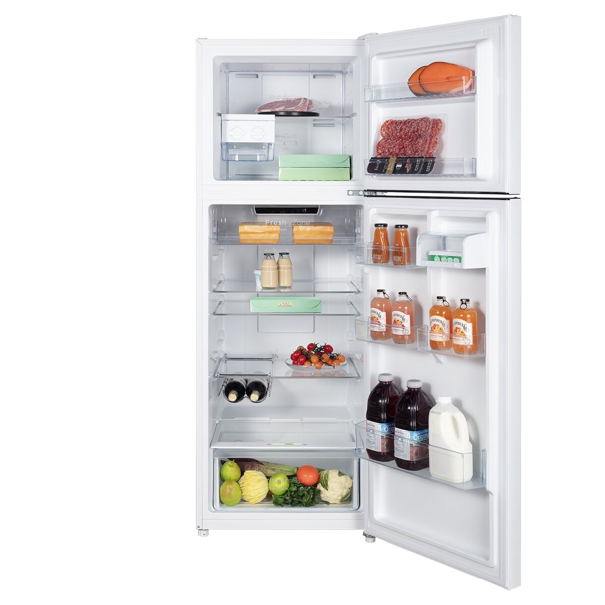 CHiQ 348L Top Mount Fridge - White with Total Frost Free and Fast Cool Function - CTM348NW5E
