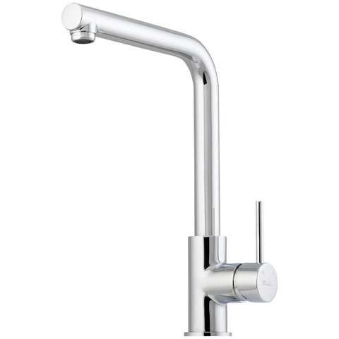Oliveri Venice right angle mixer tap - Chrome finish, square neck, WELS 5 Star, brass body - VE570FCR