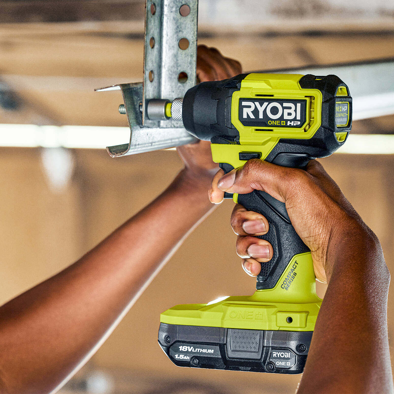 Ryobi 18V ONE+ HP Brushless Compact Impact Driver RID18C1, Tool Only