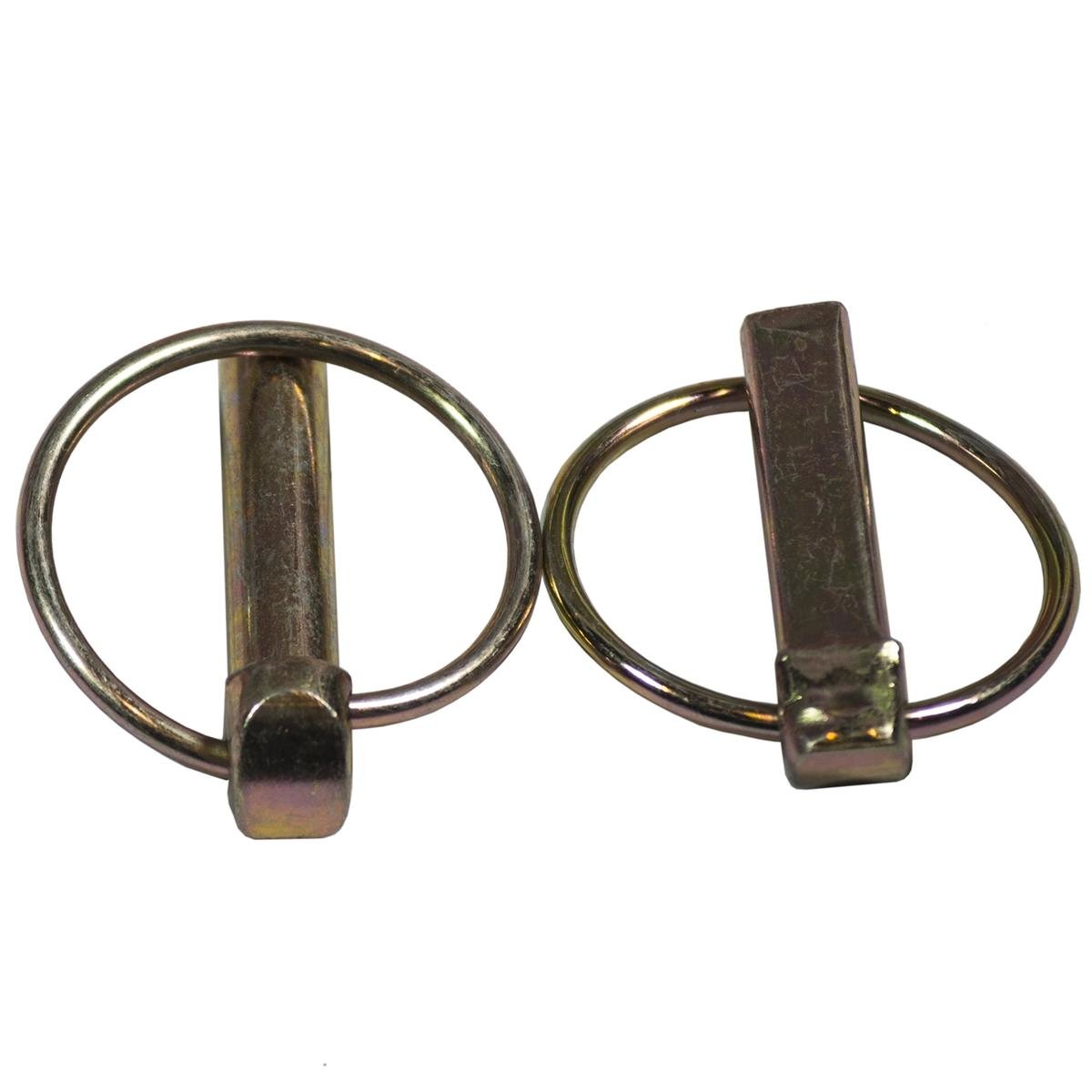 Goliath 11mm Brass Coated Steel Lynch Pin, Pair