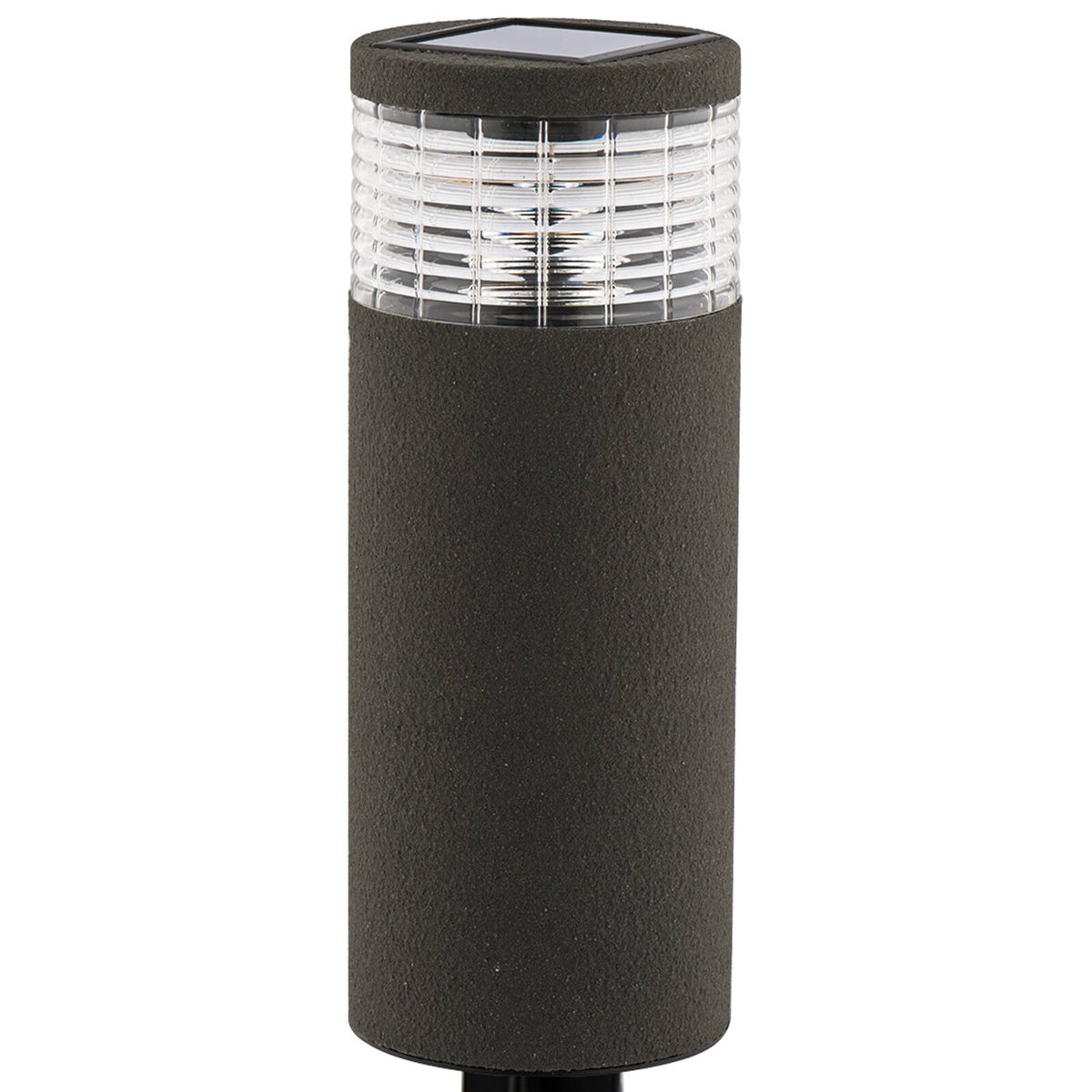 Arlec Solar Bollard Light - Grey Render Finish - 10 Lumens - Sandstone - SuperSaverAU - view 2