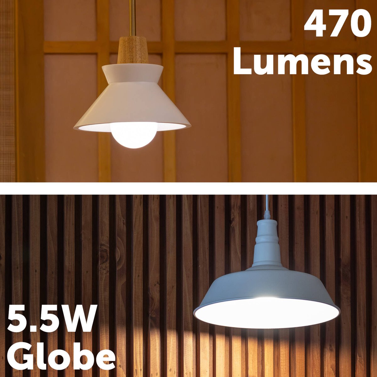 Arlec E14 LED 470lm 5.5W RGB Grid Connect Smart Fancy Round Globe (GLD364HA)
