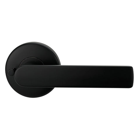 Lockwood Nero Velocity L3 Matt Black Privacy Lever Set
