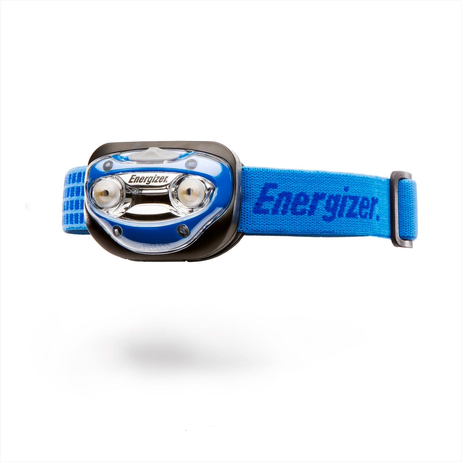 Energizer Vision 200 Lumen LED Headlamp, Adjustable Headstrap, Blue (HDA32)