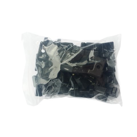 Jack 10mm Screen Up Slimline Spacers Black - 48 Pack