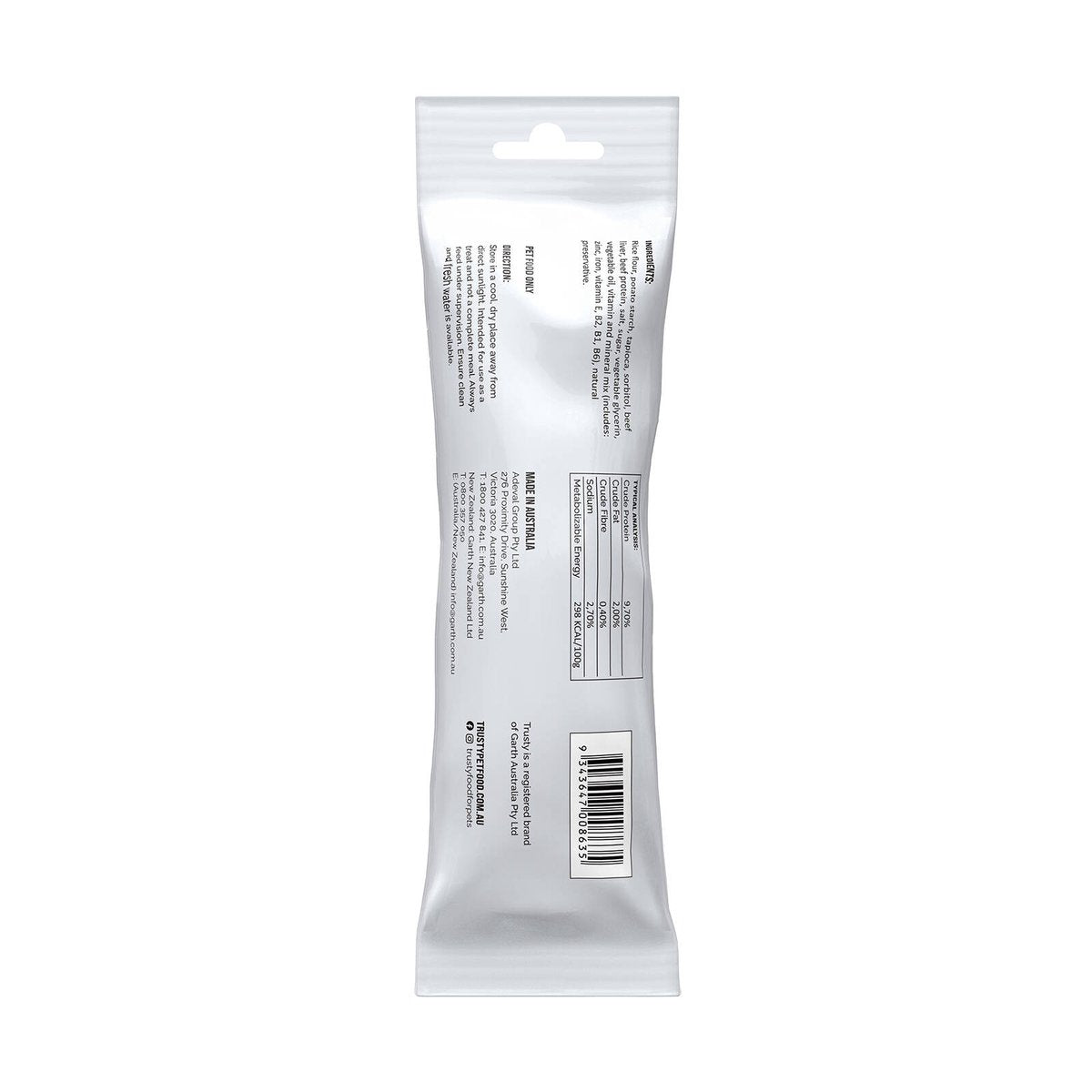 Trusty Jumbo Dental Chew Dog Treats - Single Pack 0.168kg - Dental Care - SuperSaverAU - view 2